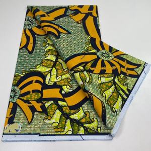 Nuovo arrivo africano olandese tessuto cera Super oro <span class=keywords><strong>cotone</strong></span> grande Super Glitter <span class=keywords><strong>Organza</strong></span> per ragazze camicie valigie per abbigliamento - Product Image 4