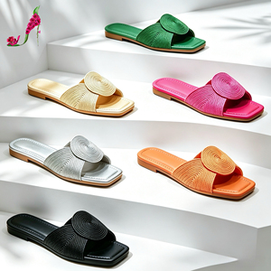 <span class=keywords><strong>Sandalias</strong></span> Planas Tejidas con Punta Abierta para Mujer, <span class=keywords><strong>Sandalias</strong></span> Sexys con Tira Ancha y Detalle de Nudo, Antideslizantes, Casuales, para la Playa, Vacaciones de Verano - Product Image 1