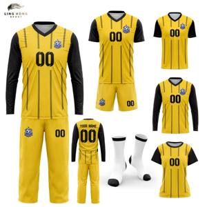 <span class=keywords><strong>Ensemble</strong></span> de shorts de football personnalisables en gros, 100% polyester, respirant, anti-transpiration, logo personnalisé, motifs de joueurs, unisexe - Product Image 1