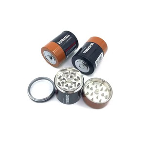 Molinillo de Hierbas de Aleación de Zinc con Forma de Batería de 62mm y 3 Capas, Novedoso y Promocional, para Tabaco - Product Image 6