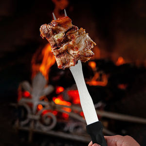 13.39-Inch Stainless Steel Carving Fork Durable Metal <b>Tool</b> <b>BBQ</b> Serving Kitchen Cooking Baking Eco-Friendly Dishwasher Safe - Product Image 4