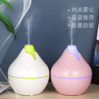 Nouvel Arrivage Humidificateur d'Air Ultrasonique en Forme de Champignon avec 7 Lumières LED, Diffuseur d'Aromathérapie Alimenté par USB, Changement de Couleur, pour Extérieur et Hôtel