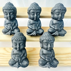 Gran oferta de cristales tallados artesanales tallados a mano Buda personalizar la cabeza de Buda Shungite para Decoración - Product Image 3