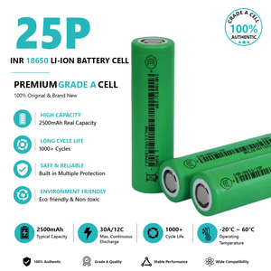แบตเตอรี่ลิเธียมไอออน Victpower 18650-25P อัตราการคายประจุสูง 2500mAh  1000+ รอบการชาร์จ สำหรับอุปกรณ์อิเล็กทรอนิกส์สำหรับผู้บริโภค - Product Image 2