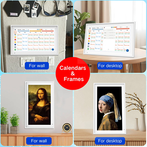 15.6inch Android 14 Touchscreen Desktop <b>Digital</b> Photo Frame WiFi 4+64GB Calendar Display Families <b>Clock</b> Chore To-Do List Notepad - Product Image 3