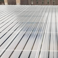 Panneau de toiture en polycarbonate ondulé de Chine, design ondulé, résistant aux intempéries, isolation thermique pour usage agricole