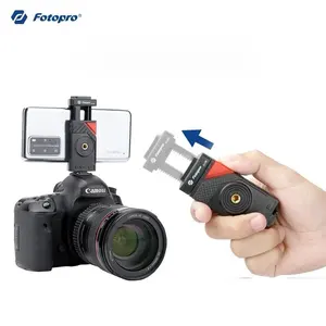 Fotopro Novo Design Fácil de operar Celular Clip Holder Suporte de Smartphones Telefone Celular Clipe Tripé