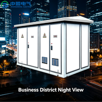 Kiosque modulaire de type boîtier anti-court-circuit pour postes de transformation, destiné aux zones logistiques portuaires et à l'équipement de distribution d'énergie centralisée