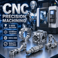 Pièces de boîtier de joint de bras de robot humanoïde usinées CNC, en aluminium, sur mesure, service CNC de précision, usinage par électroérosion à fil, perçage et brochage de l'acier inoxydable