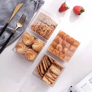 Modern Acrylic Candy Dispenser Lid Lock Eco-Friendly <b>Snack</b> Chocolate Food Display <b>Container</b> Box Storage Case for Supermarket - Product Image 4