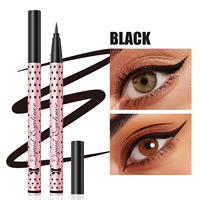 Crayon Eyeliner Liquide Ultra-Fin Noir Intense à Pois, Imperméable et Résistant à la Transpiration