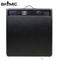 Amplificateur de basses professionnel OEM d'usine, 15 pouces, 250W, 1 canal, enceinte en bois noire, 4 ohms, fréquence 45Hz-20KHz