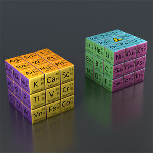 Cubo Magico Personalizzato 3x3 per <span class=keywords><strong>Matematica</strong></span>, Fisica, Chimica e STEM - Puzzle Educativi e Idee Regalo Uniche - Product Image 2