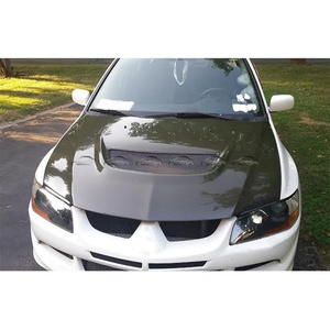 Capó de Fibra de Carbono Estilo OEM para Mitsubishi Lancer Evolution EVO 8 2003-2005 OLOTDI - Product Image 1