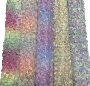 ZSY printemps 3D dégradé broderie papillon tulle dentelle tissu robe de fille dentelle matériel tissu haute qualité <span class=keywords><strong>suisse</strong></span> voile dentelle - Product Image 2