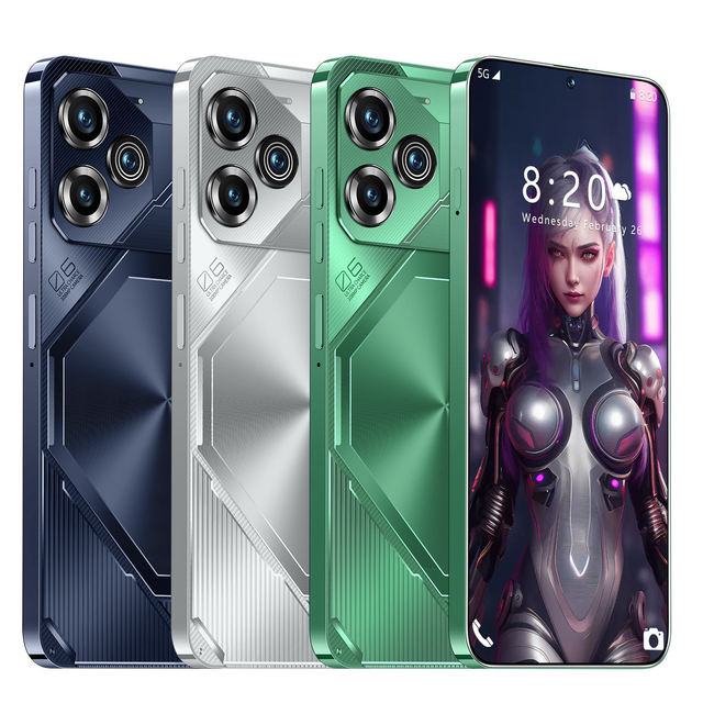 High-quality Povo6Pro 16+1TB Storage Octa-core CPU 108MP Multilingual 5G Smartphone
