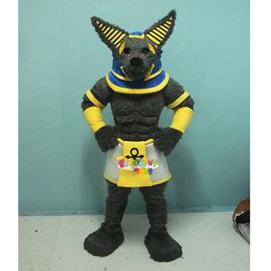 Nouvelle Arrivée <span class=keywords><strong>Costume</strong></span> de Mascotte Loup <span class=keywords><strong>Musclé</strong></span> Adulte Personnalisé Gris Animal Loup Mascotte <span class=keywords><strong>Costume</strong></span> de Fête Événement - Product Image 1