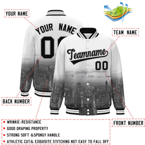 OEM giacca a vento Casual stile invernale cappotti taglie forti giacche da college personalizzate da uomo giacche da Baseball personalizzate all'ingrosso - Product Image 5