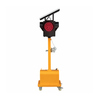 Feu de signalisation solaire mobile School Zone 200 mm, autonomie de 72 heures, pour passages piétons et sécurité des campus