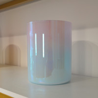Bol chantant en cristal de quartz pur, cosmique, océanique, pour la méditation et la guérison sonore HF, vente en gros d'usine