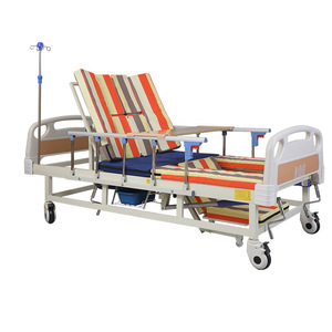 Cama de enfermería manual multifuncional para el cuidado en el hogar de pacientes mayores con estructura de acero inoxidable y acero al carbono. - Product Image 2