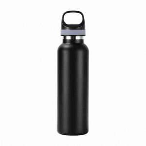 Bouteille d'eau isotherme en acier inoxydable personnalisée avec couvercle à poignée, thermos à double paroi, idéale pour les cadeaux - Product Image 4