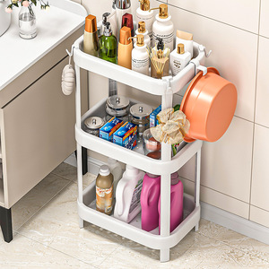Bathroom Storage Rack Triangular Multi Tiered Floor Standing Shelf For Sink Toilet Shower 60X70cm Durable - Product Image 1