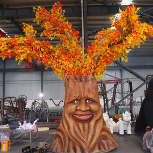 Lớn nhân tạo animatronic Lifesize Chất lượng cao nói chuyện cây với khuôn mặt cho công viên chủ đề trang trí - Product Image 6