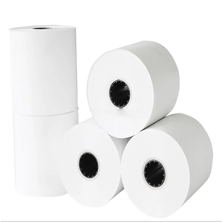 China High Quality Color Or White Bpa Free Printing Paper 80mm Cash Register Thermal Receipt Paper Rolls