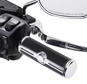 Cubierta de Goma para Empuñadura de Acelerador de Manillar Compatible con HD 117 Softail, 121 CVO Road Glide, la Almohadilla de Goma Proporciona un Agarre Estable y - Product Image 1