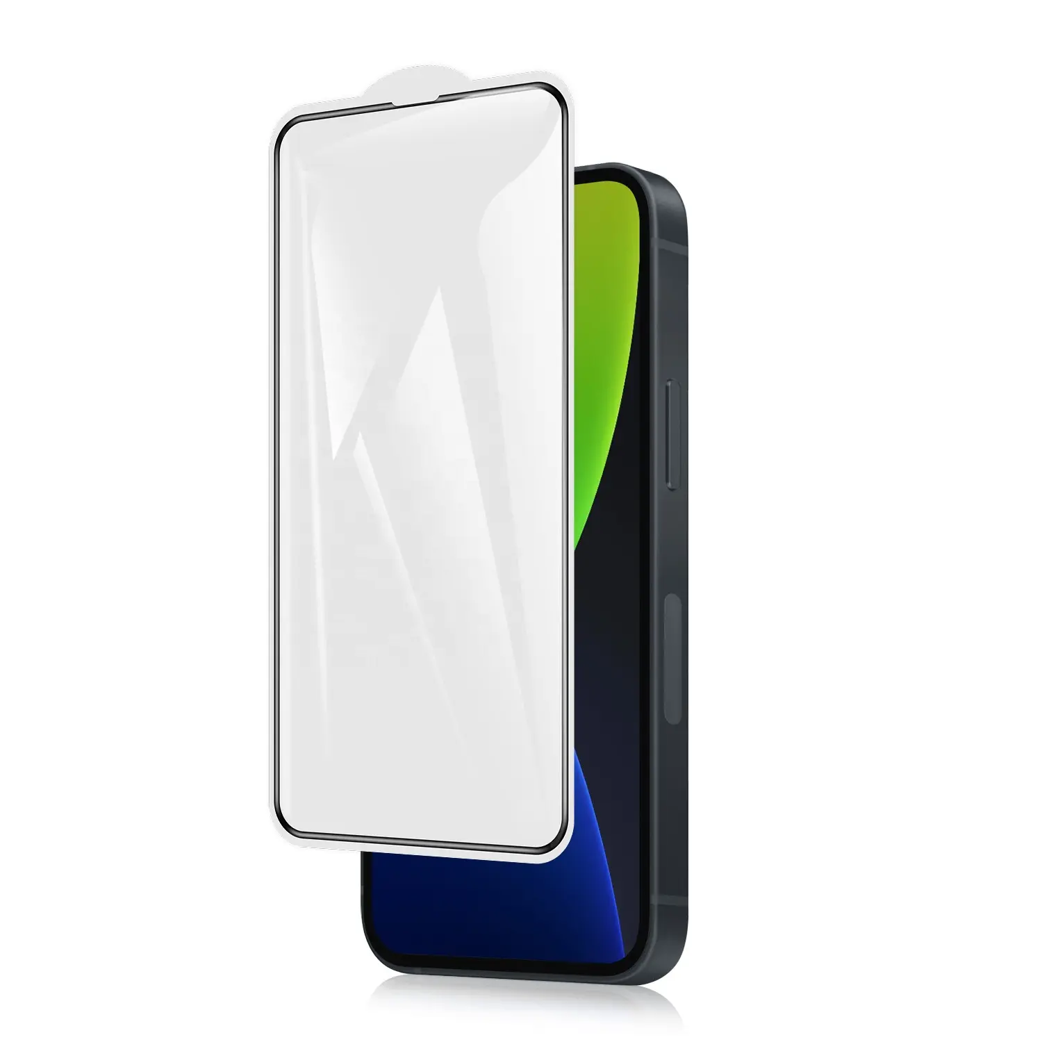 Pabrik Terbaru Harga Grosir 2,5d Sutra Cetak Lem Penuh HD Transparan Kaca Tempered Pelindung Layar untuk Iphone 14 Pro Max