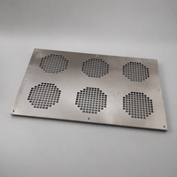 Tôle perforée à trous carrés, plaque en acier inoxydable perforée carrée pour écran décoratif