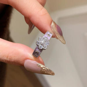 Anillos ajustables de plata pura bisuterias negras plata mayor anillo de piedras preciosas de amatista de plata anillos de plata de ley 924 - Product Image 1