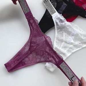 Ingrosso Biancheria intima da donna Sexy da donna traspirante Sexy a vita bassa <span class=keywords><strong>intimo</strong></span> da donna di marca di lusso Sexy - Product Image 3