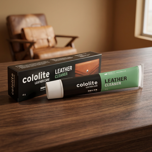 Cololite 45 Gr Leather <b>Cleaner</b> in Cream Shape 2-in-1 Waxes & Polishes for Effective Leather Surface Cleaning - Product Image 3