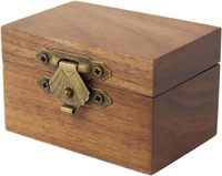 Organisateur de bureau moderne en bois de noyer sur mesure avec design pliable pour le rangement des serviettes hygiéniques