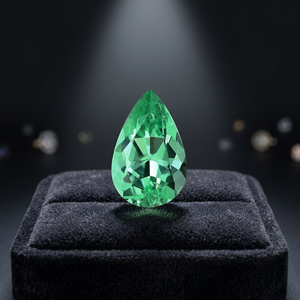 High Quality Pear Cut Green Emerald Loose Gemstones Custom Sizes for Rings & Jewelry <b>Craft</b> - Product Image 6
