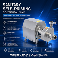 Pompes centrifuges sanitaires en acier inoxydable, auto-amorçantes, mobiles, pour le transport de lait, boissons, bière et fluides alimentaires