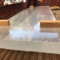 Service de découpe et de moulage sur mesure en acrylique transparent (Lucite) pour piscines, épaisseur personnalisée, résistant à l'huile, écologique, surface lisse, vente en gros