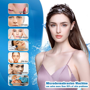 Appareil de microdermabrasion à jet d'oxygène pour le raffermissement de la peau, machine hydro-faciale sur pied en ABS, nettoyage à l'oxygène par hydrodermabrasion - Product Image 5