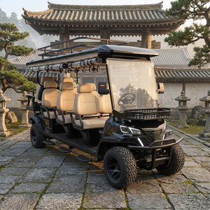 Carrito de Golf Eléctrico de 8 Plazas Personalizado de Fábrica, Cómodo, Todoterreno, para Turismo, con Depósito - Product Image 2