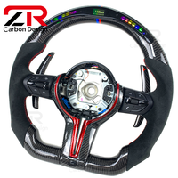 Pales de changement de vitesse en carbone LED M Sport pour BMW F40 E60 F10 M5 F11 F30 M4 F82 X3M F97 F90 F80 E90 E60 Amélioration de la voiture