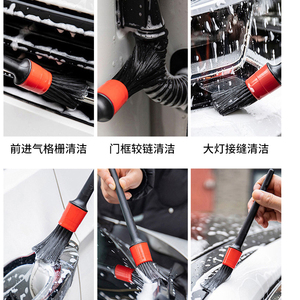 Spazzola per dettagli per la pulizia dell'auto dei <span class=keywords><strong>capelli</strong></span> di cinghiale naturale forniture per attrezzature per la pulizia degli interni prodotti per i dettagli - Product Image 6