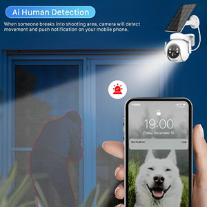 Icsee panel năng lượng mặt trời 4mp wifi năng lượng mặt trời cctv <span class=keywords><strong>ptz</strong></span> <span class=keywords><strong>camera</strong></span> ngoài trời 1080p không dây năng lượng mặt trời an ninh wifi pin điện mini mạng máy ảnh - Product Image 5