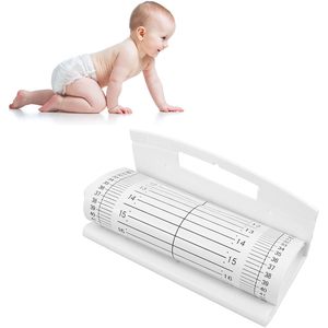 เสื่อวัดส่วนสูงเด็กแบบพับได้ ซักล้างได้ ทำจาก PVC พร้อมสเกลวัดนิ้วและเซนติเมตร สำหรับติดตามการเจริญเติบโต - Product Image 3