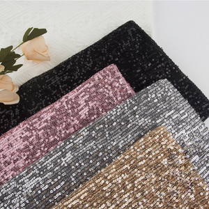 Giảm Giá Hấp Dẫn Rèm Phông Nền Khăn Trải Bàn Vải Tuyn Ren 3Mm Vải Lưới Thêu Sequin Đỏ Burgundy Co Giãn - Product Image 5