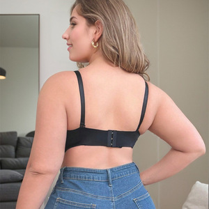 Soutien-gorge push-up à large buste pour femmes européennes et américaines Lingerie transfrontalière en dentelle sexy pour <span class=keywords><strong>Amazon</strong></span> Commerce extérieur Vente en gros Plus Size - Product Image 3