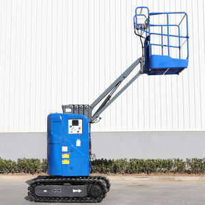 Kleine 7m 9m 10m Vollelektrische Selbstfahrende Raupenmontierte Hydraulische Einmast-Hubarbeitsbühne - Product Image 6