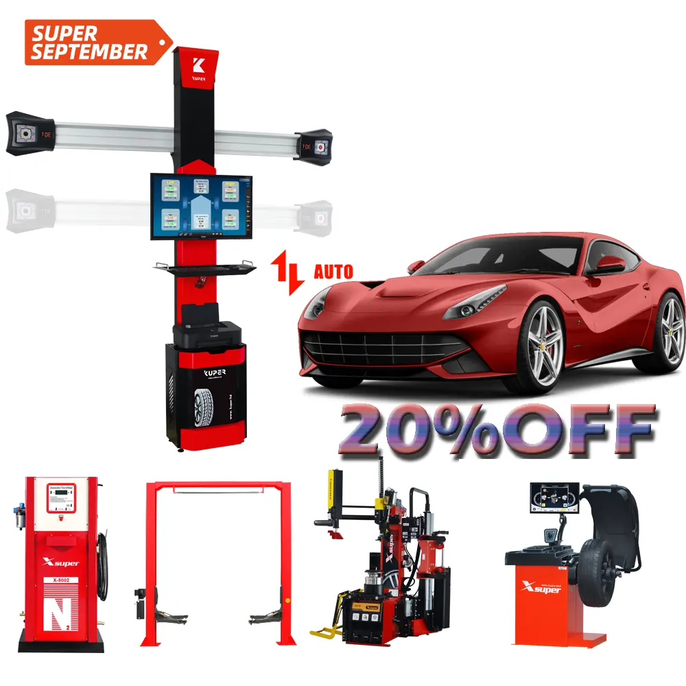 Manufacturer of Backlash No Influence Car Wheel Alignment Auto 3D Alignment Machine