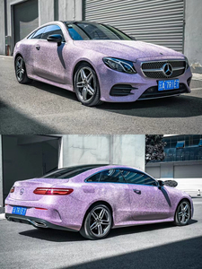 Super brillant diamant paillettes vinyle <span class=keywords><strong>Wrap</strong></span> auto-adhésif bricolage voiture autocollant décalcomanie pour carrosserie anti-rayures PVC matériel pour voiture emballage - Product Image 5